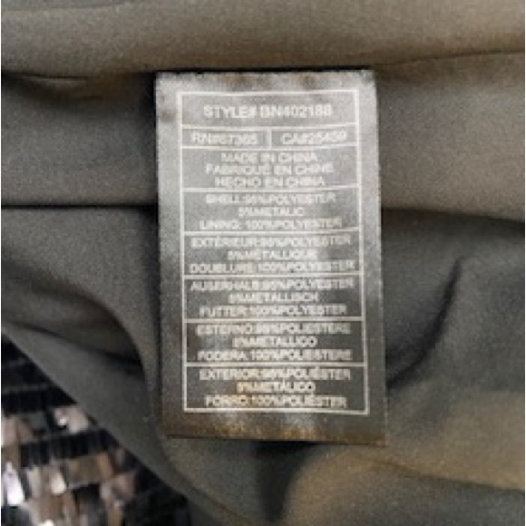 NWT Steve Madden Juliet Sequin Cropped Jacket Size XS S black NEW shoulder pads - Picture 13 of 16